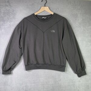The North Face Renewed Crewneck Sweatshirt Women's Small‎ Black
